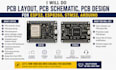 do pcb layout, pcb schematic, pcb design for esp32, esp8266, stm32, arduino