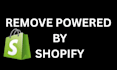 remove powered by shopify from your store footer