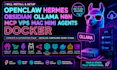 install, setup jarvis ai openclaw hermes obsidian memory ollama n8n mcp agent