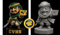 convert 2d image sketch photo to 3d printable toy figurine stl model on zbrush
