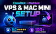 deploy openclaw install open claw ai agent openclaw clawdbot on mac mini vps