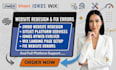 redesign jimdo sitejet ionos wix website landing page fix errors