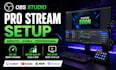 professionally set up obs studio for whatnot live streaming