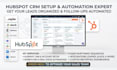 setup hubspot CRM, zapier automation and workflow integration