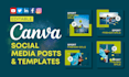 create editable social media posts,ads using canva