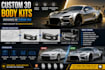 design 3d car body kit, fusion 360,3d card model 3d printing