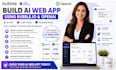 build ai web app using bubble io openai chatgpt saas mvp developer