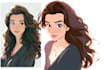 create cartoon vector portrait from photo