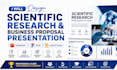 design improve business proposal figma slides scientific research presentation