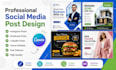 design professional social media posts