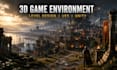 design 3d game environment, game level design, game environment in unity 3d, ue5