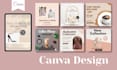 be your canva graphic designer for posts and templates