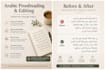 proofread and edit arabic texts professionally