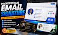 design professional clickable email signature for gmail