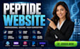 build peptide website peptide store supplement website biotech website