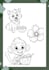 draw cute kids colouring book pages