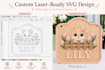 create a custom digital name sign design for kids room