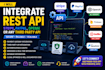 integrate rest API stripe paypal or any third party API