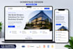 develop a responsive business website using PHP laravel