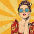 create vintage retro illustration