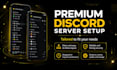 create and configure a professional discord server