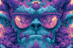 create psychedelic illustration, trippy art