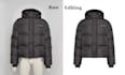 do flat lay clothing image editing and ghost mannequin