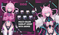 design and rig 2d vtuber model, vtuber rigging live 2d vtuber model live2d model