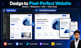develop a responsive website using HTML CSS tailwind CSS js