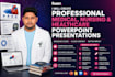 create professional medical and science powerpoint presentation