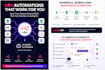 build ai automation, ai voice agents, chatbots, and n8n workflows