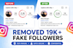 manually remove unwanted followers and clean up your social media posts