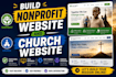 build nonprofit website and church website