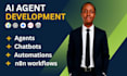 develop ai agent, chatbot and automation for your business