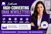 write high converting email newsletters for your business