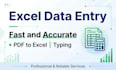 fast and relaiable data entry on excel