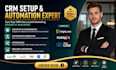 setup gohighlevel,hubspotcrm, zoho CRM automationandworkflow