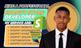 build, design, redesign shopify website and dropshipping
