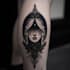make a professional blackwork tattoo art