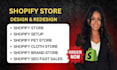 setup shopify pet store, shopify store, clothing shopify store, shopify design