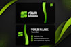 design a modern professional business card