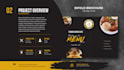 design luxury restaurant and cafe print menus