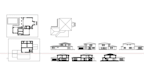 do autocad 2d architectural floor plan roof elevation mep hvac 3d home rendering