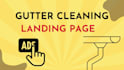 create a professional gutter cleaning business website, cleaning website