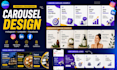 desing engaging instagram, facebook, linkedin carousel posts