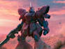 do illustration and concept macha, gundam, and robot