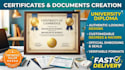 replicate any document, certificate, degree, ielts, school diploma, statement