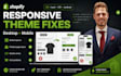 fix shopify bugs and responsive theme issues