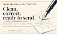 proofread and edit your document quickly for flow, grammar, and clarity