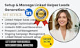 manage linked helper linkedin lead generation, generate qualified b2b leads